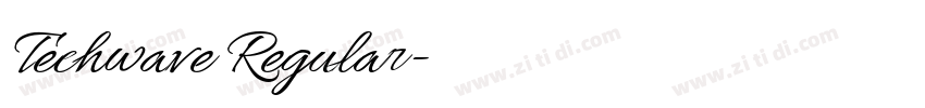 Techwave Regular字体转换 Techwave Regular字体转换